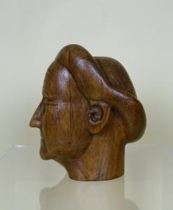 Early 20th Century Carved Hat Maker Head